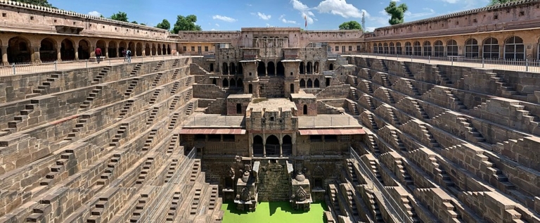 Chand Baori lépcsőkút india