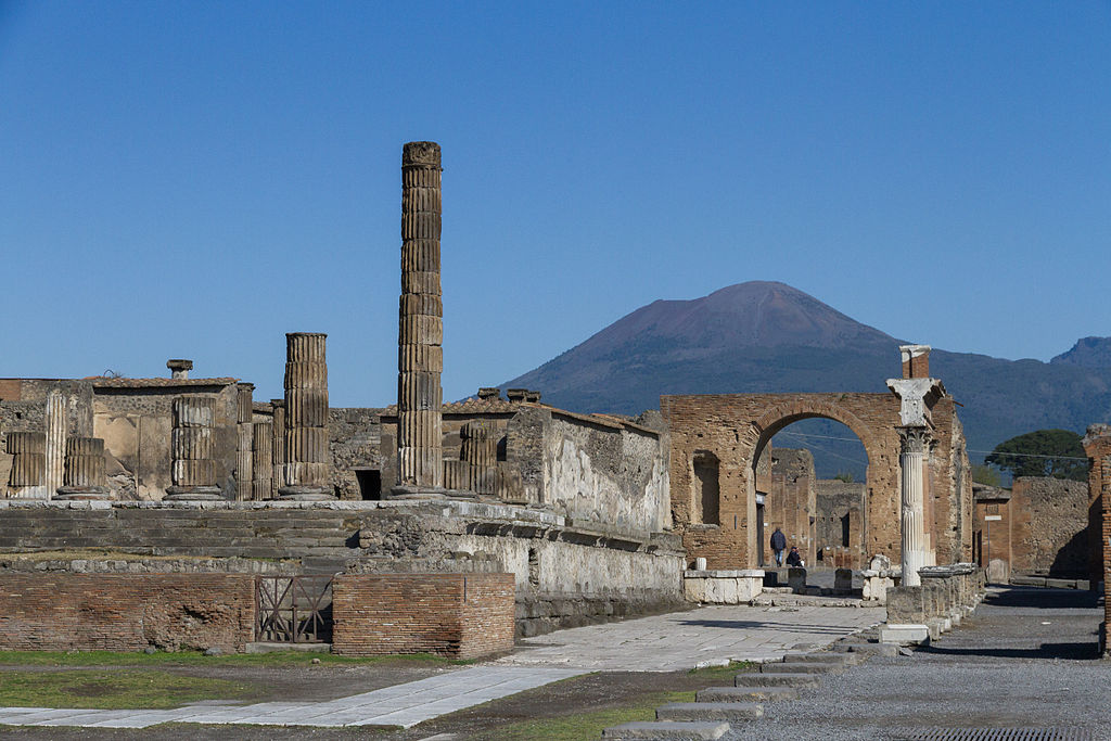 Pompeii Olaszország Vezúv katasztrófa