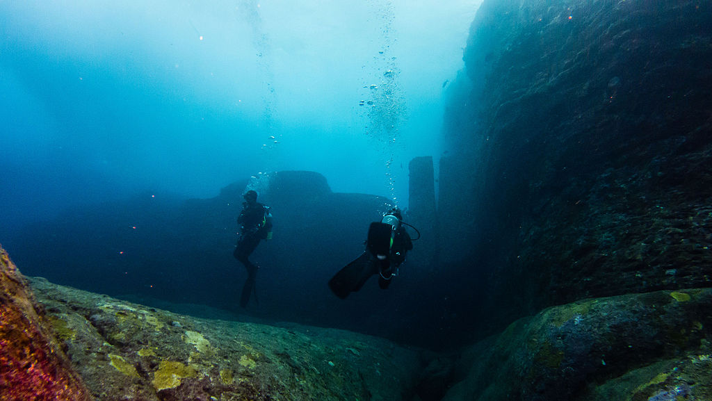 Yonaguni-emlékmű Japán