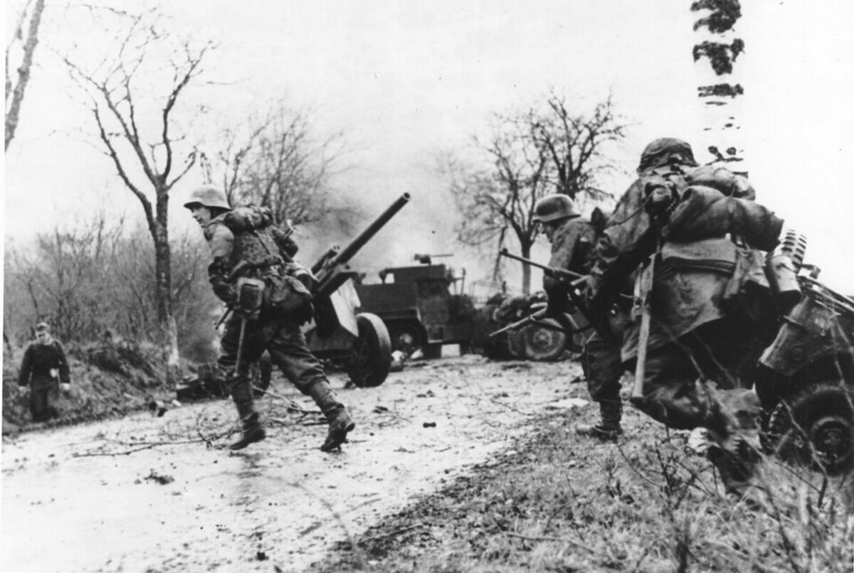 Német katonák a Bulge-i csatában