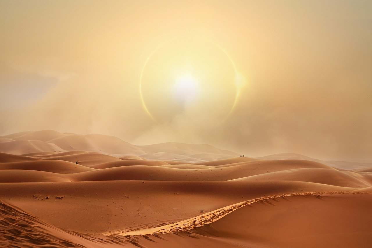 Szahara sivatag homok