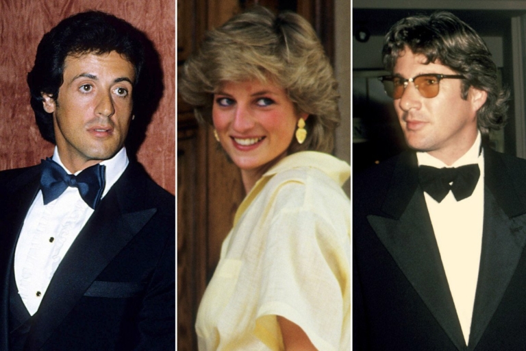 sylvester stallone diána hercegnő richard gere