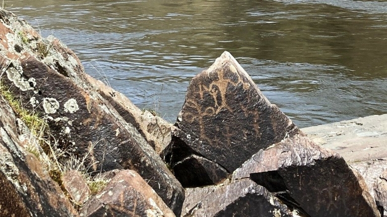 ősi sziklarajz Amazonas