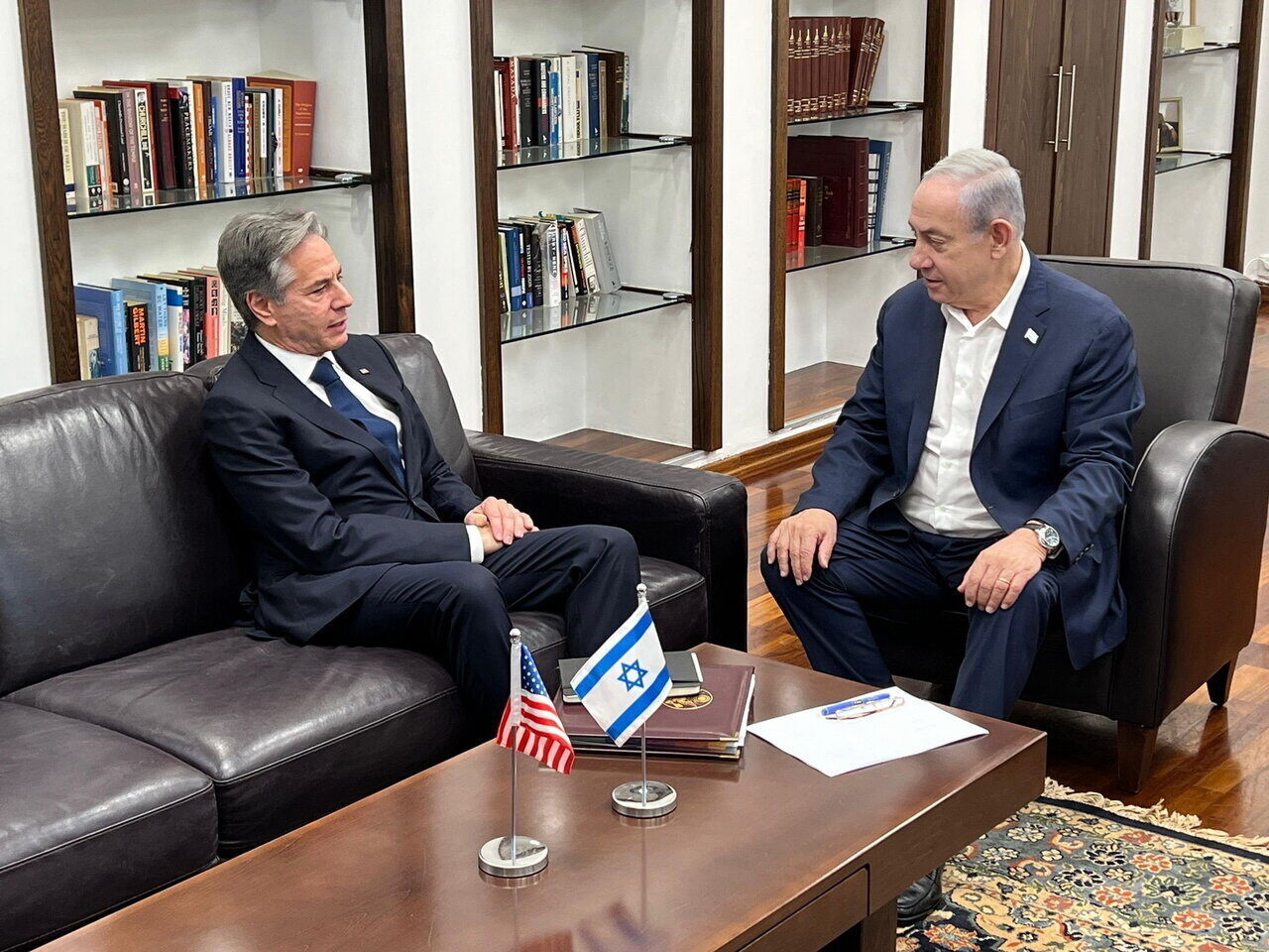 Blinken és Netanjahu