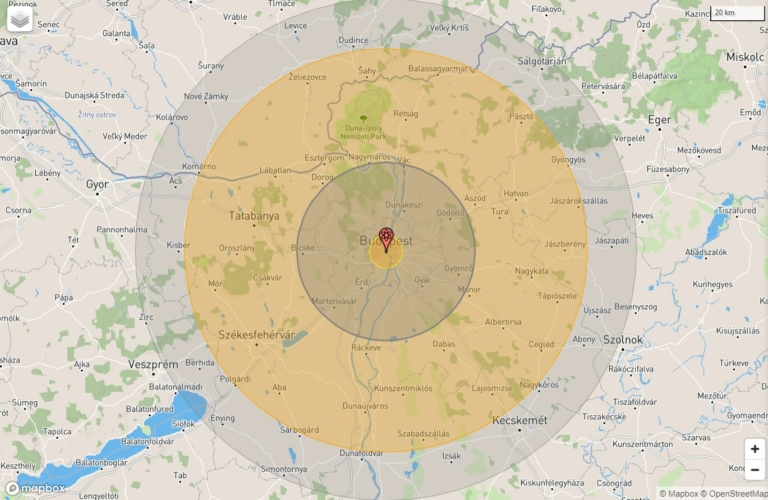 Magyarország atomfegyver térkép