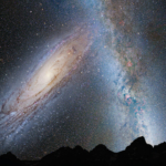Tejútrendszer Androméda galaxis ütközés
