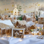 Már látogatható Geresdlakon a falu mézeskalácsba sütött mása, a Mézeskalácsfalu. Fotó: MTI