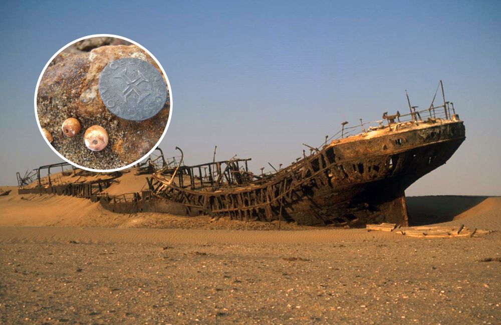arany hajó namíbia sivatag