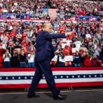 Donald Trump amerikai elnök Michelle Obama