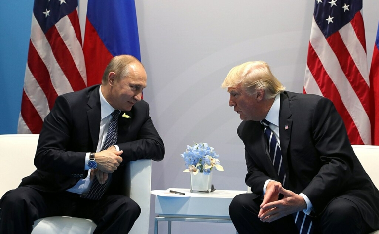 Putyin és Trump Oroszország Ukrajna