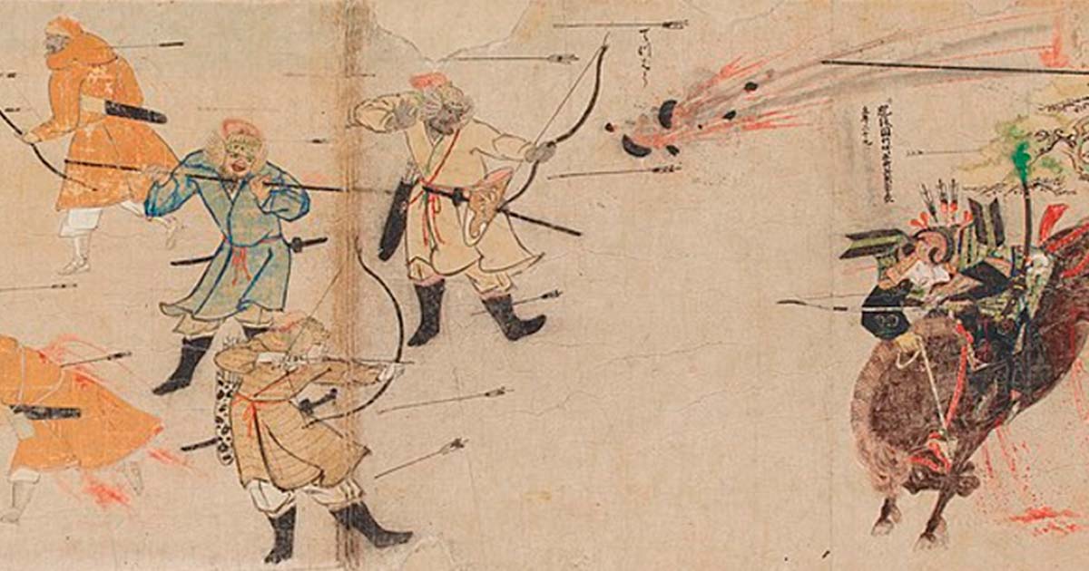szamuráj japán mongol invázió
