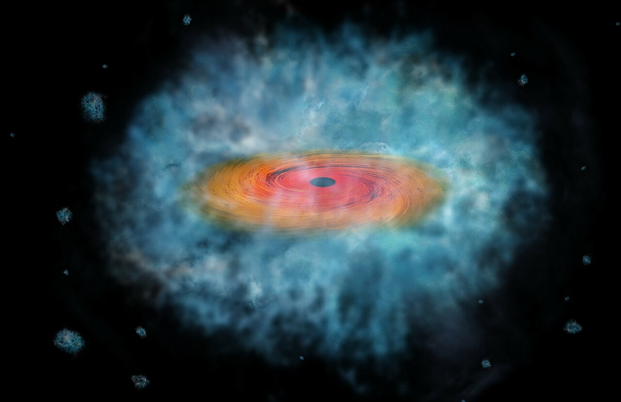 szupermasszív fekete lyuk galaxis korai univerzum