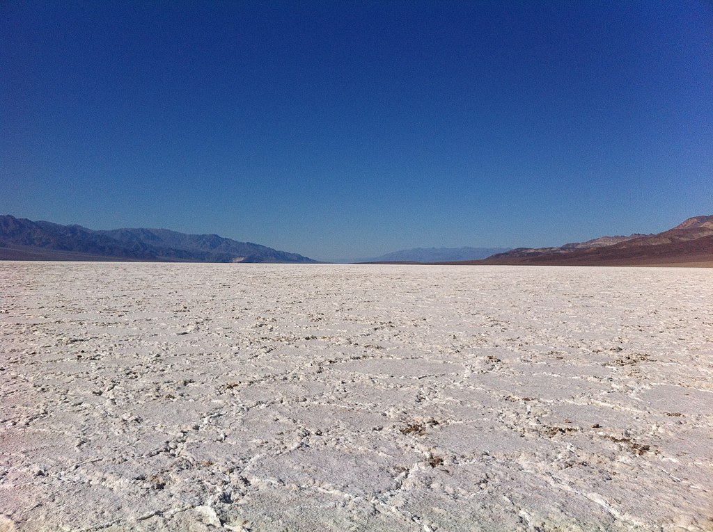 Mojave-sivatag Death Valley Halál völgye tó