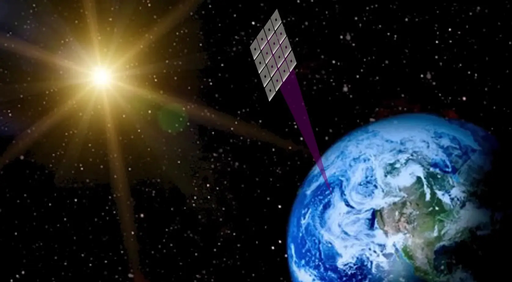 Ez a műhold bárhova képes energiát sugározni a Földön
