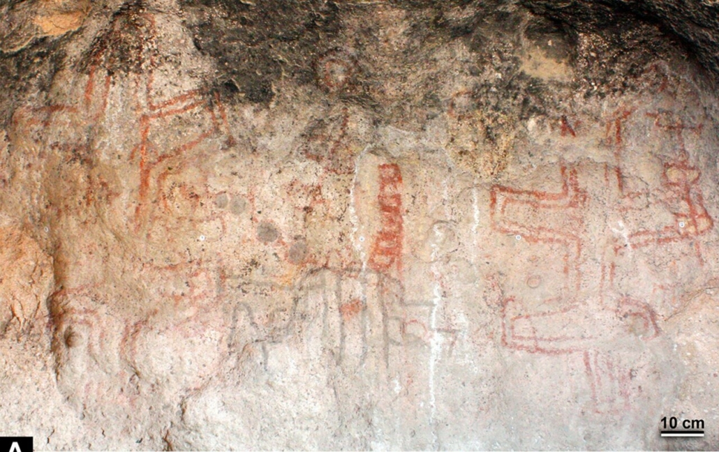 festmények barlang Argentína Patagónia