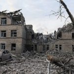 ukrajna orosz bomba ukrán lakóház