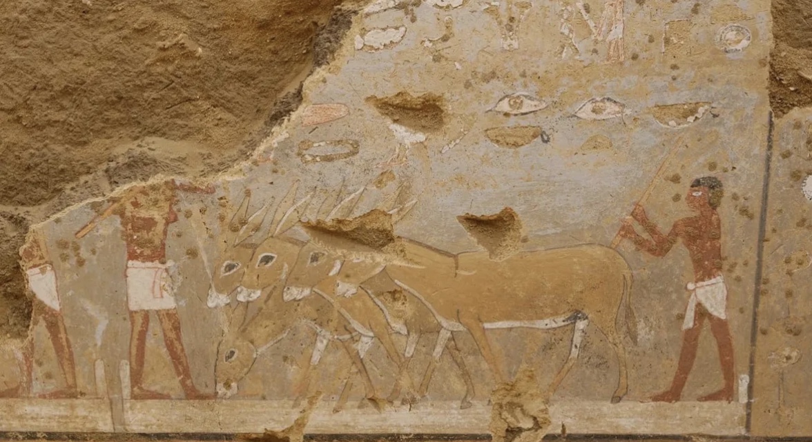 festmények az egyiptomi síron