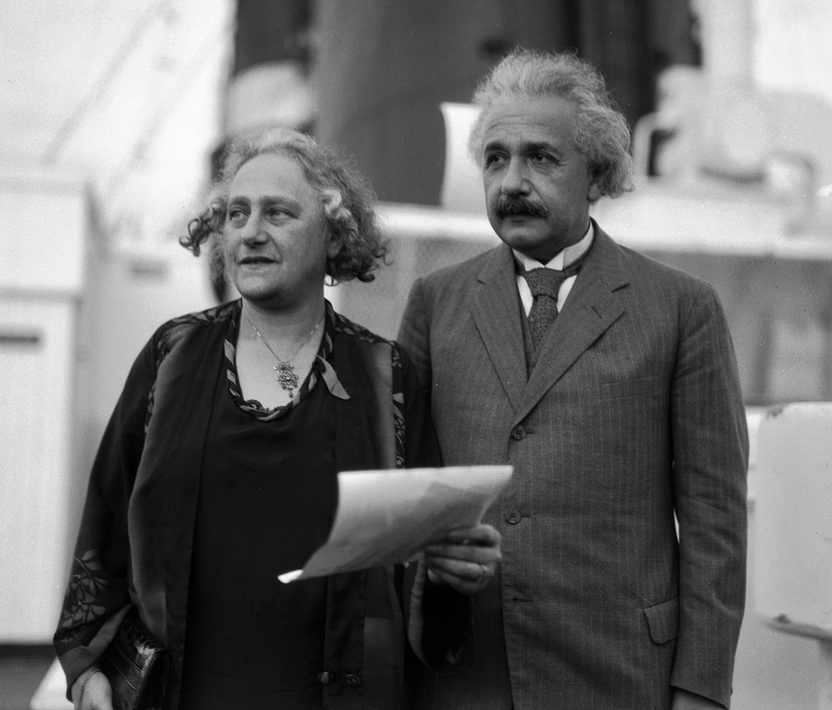 Albert Einstein Elsa Einstein nácik üldöztetés