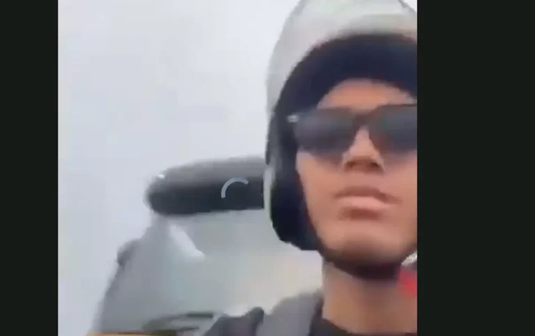 Halálos szelfi_saját halálát filmezte le ez a motoros