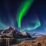 napkitörés aurora borealis sarki fény