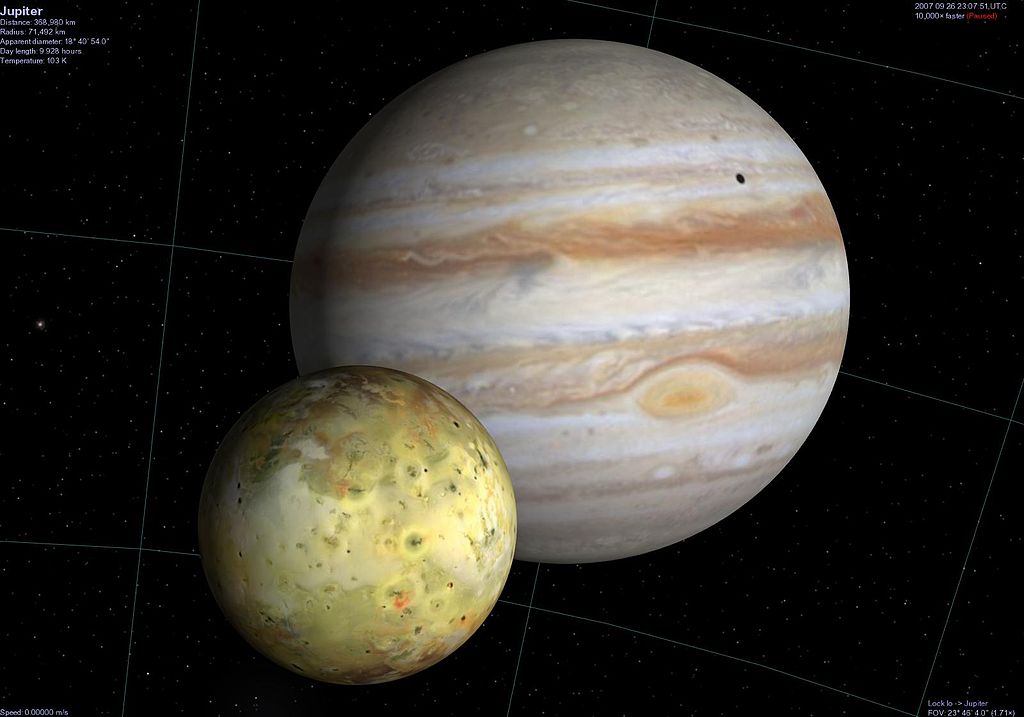 Jupiter hold Io