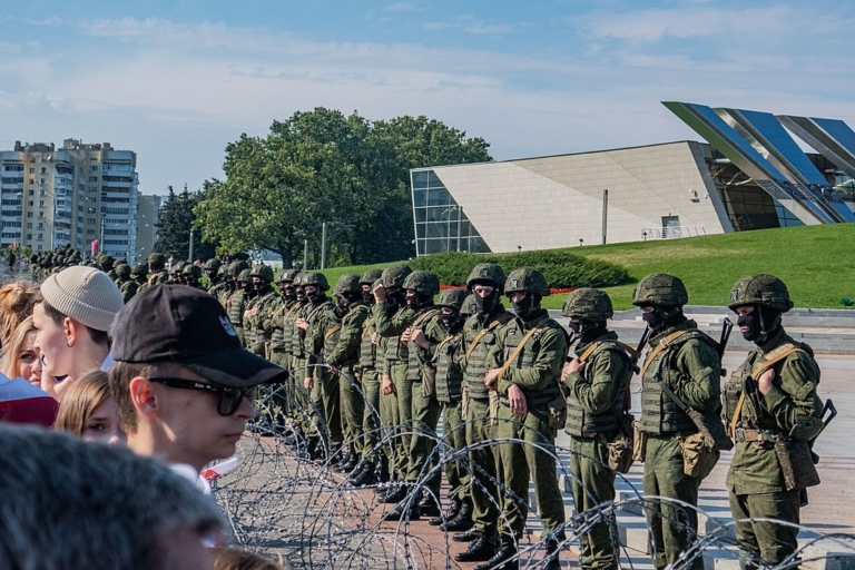2020, fehérorosz tüntetés Minszkben
