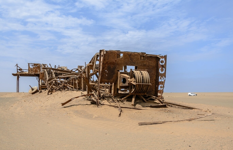 Csontvázpart namíb-sivatag