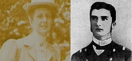 Horthy Miklós sorhajózászlósként Kalkuttában és felesége, Purgly Magdolna