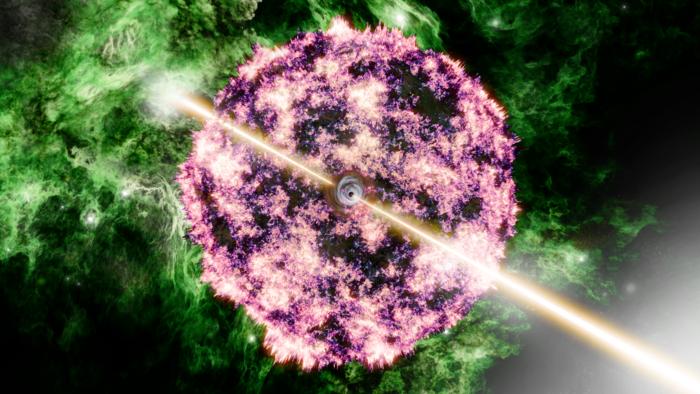 szupernóva robbanás gamma-kitörés