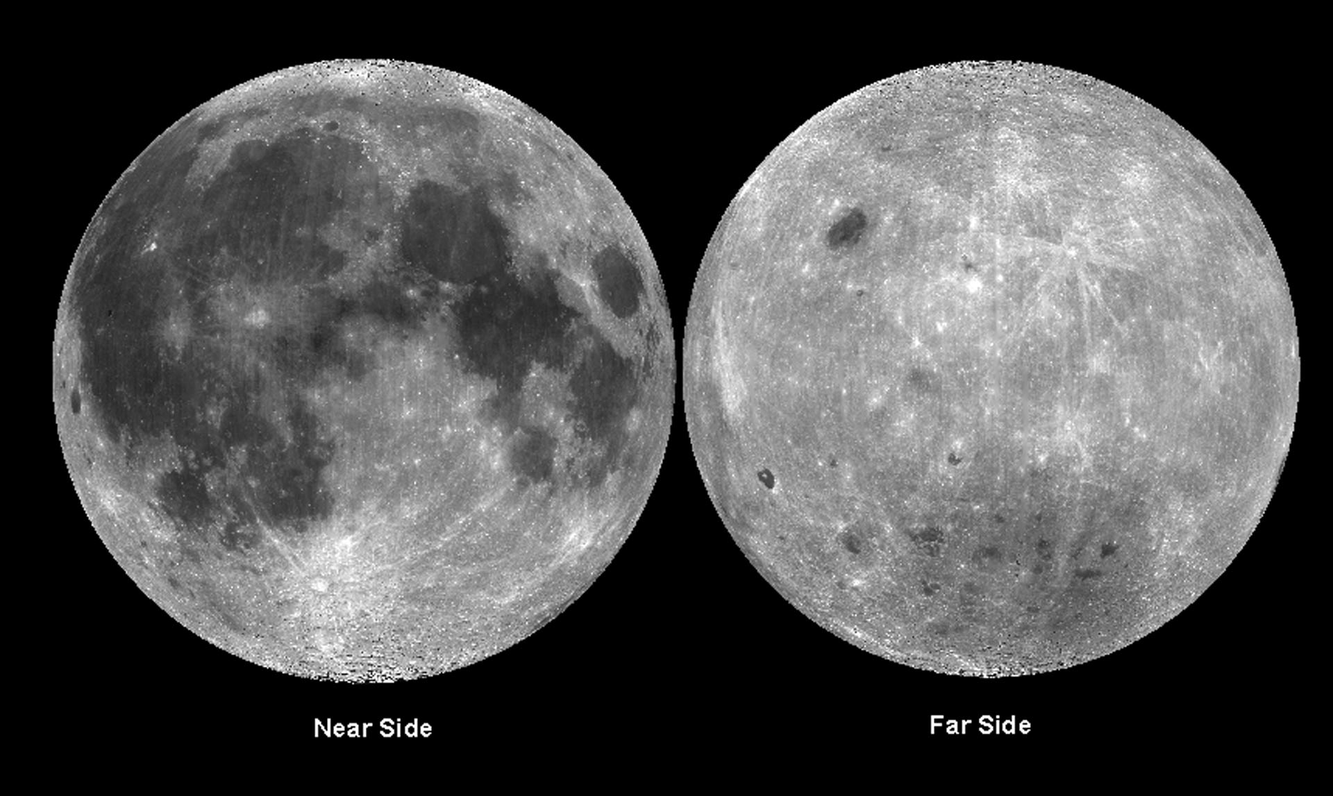 Los dos «lados» de la Luna son diametralmente opuestos entre sí, y esta puede ser la razón
