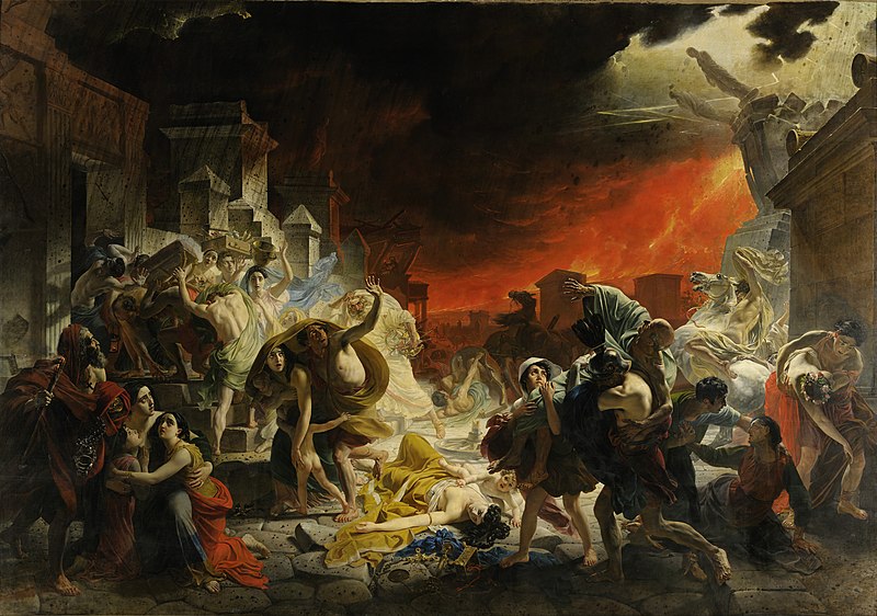 Pompeii festmény, Karl Brjullov