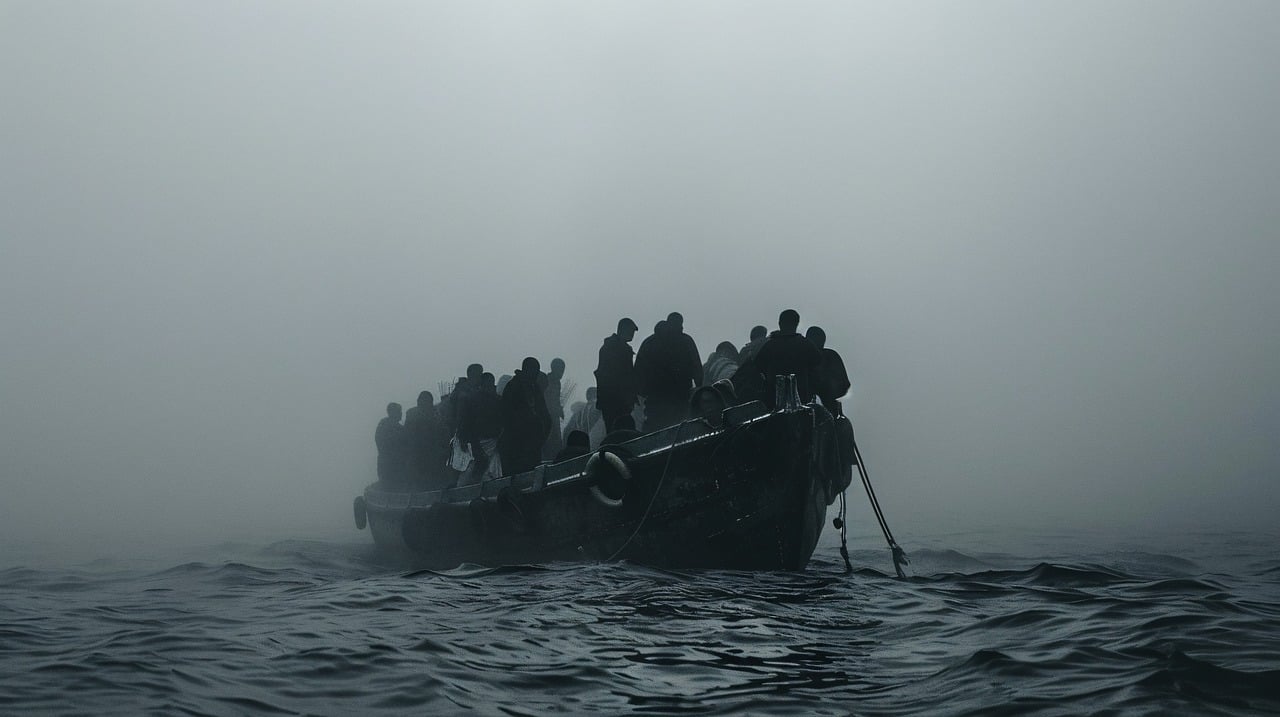 csónak menedékkérők menekültek