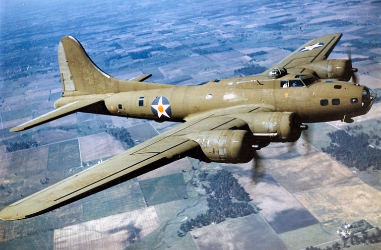 B-17 Flying Fortress II. második világháború repülőgép