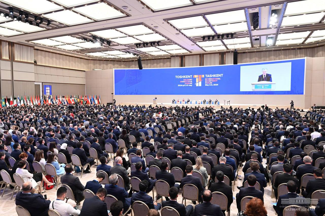Taskent Nemzetközi Befektetési Fórumot (Tashkent International Investment Forum – TIIF)