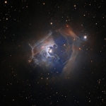 Hubble hármas csillagrendszer Bika csilagkép HP Tau