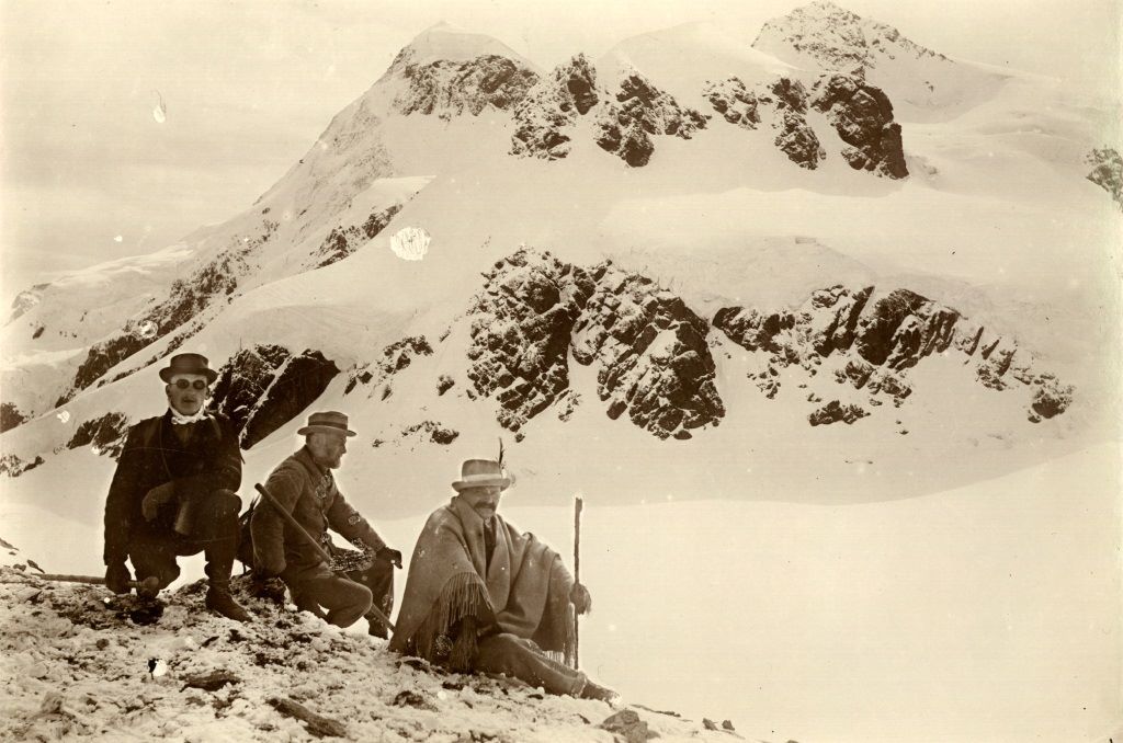 hegymászók a Theodulo-hágón
