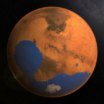 mars jég tó