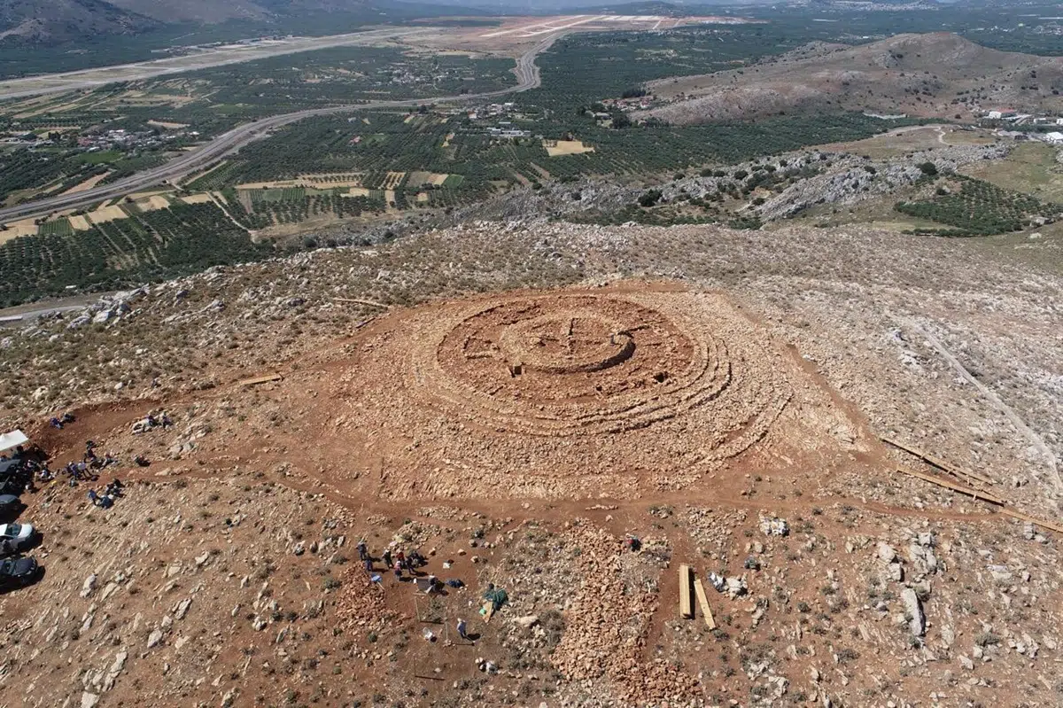Négyezer éves kör alakú minószi építményt tártak fel Görögországban