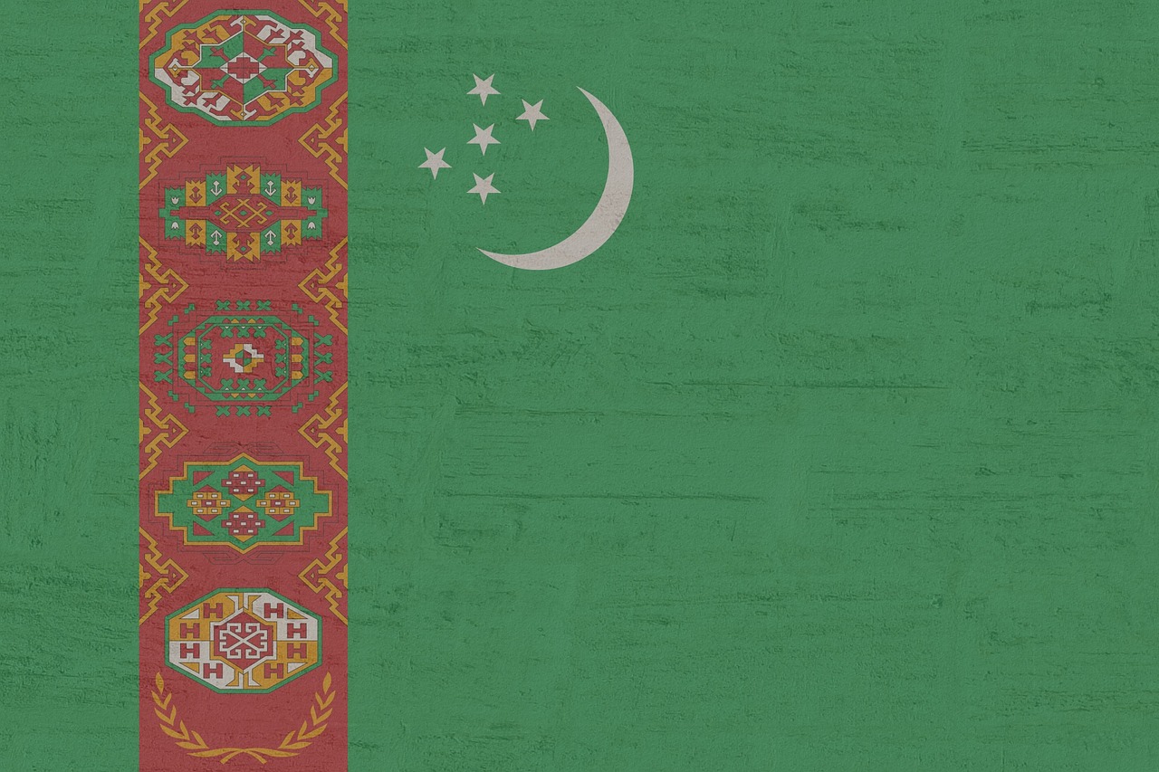 türkmenisztán zászló