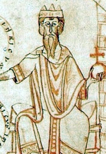 II. Konrád egy 12. századi miniatúrán (Wikipédia)