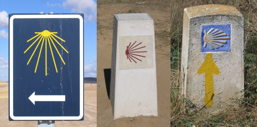 Camino de Santiago / Szent Jakab zarándokút / El Camino jelzések