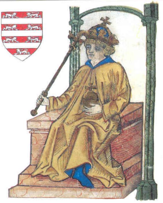 III. László ábrázolása a Thuróczi-krónikában (Wikipédia)