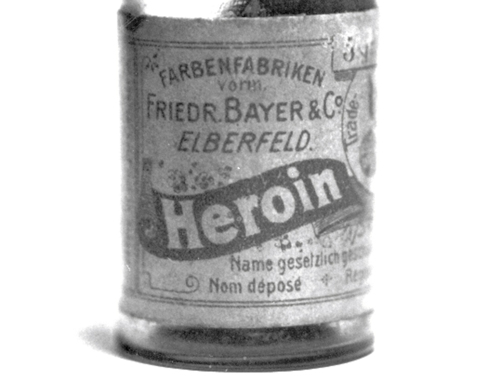 Bayer Heroin üveg