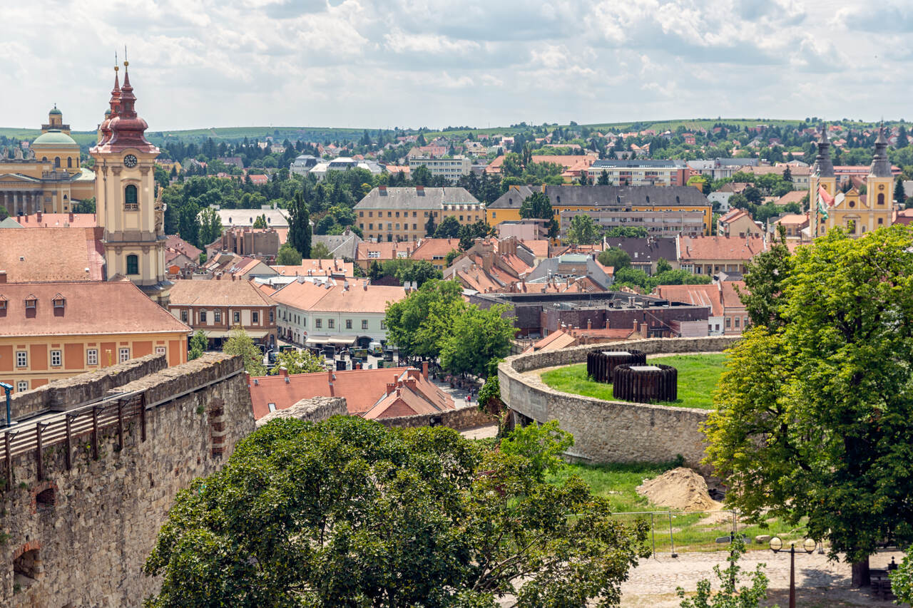 Eger látkép Egri vár