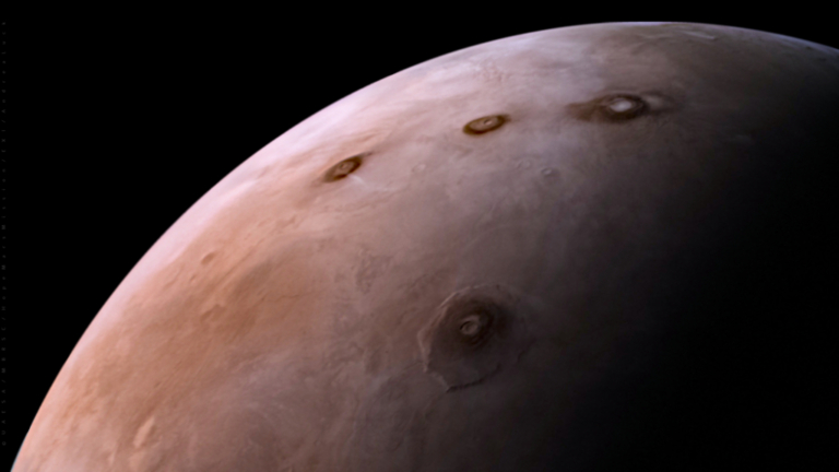 Mars Olympus Mons Tharsis Montes víz