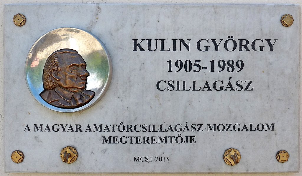 Kulin György emléktáblája