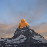 Matterhorn Olaszország Svájc határ gleccser