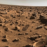 A Mars látványa a Viking II-ből
