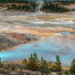 Yellowstone Nemzeti Park melegvizes forrás