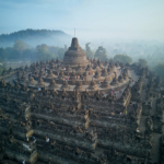 Borobudur Indonézia Buddhista templom